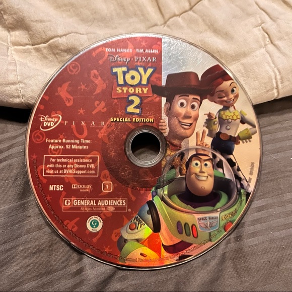 Disney Toy Story 2 DVD movie comes in generic case - Picture 1 of 1